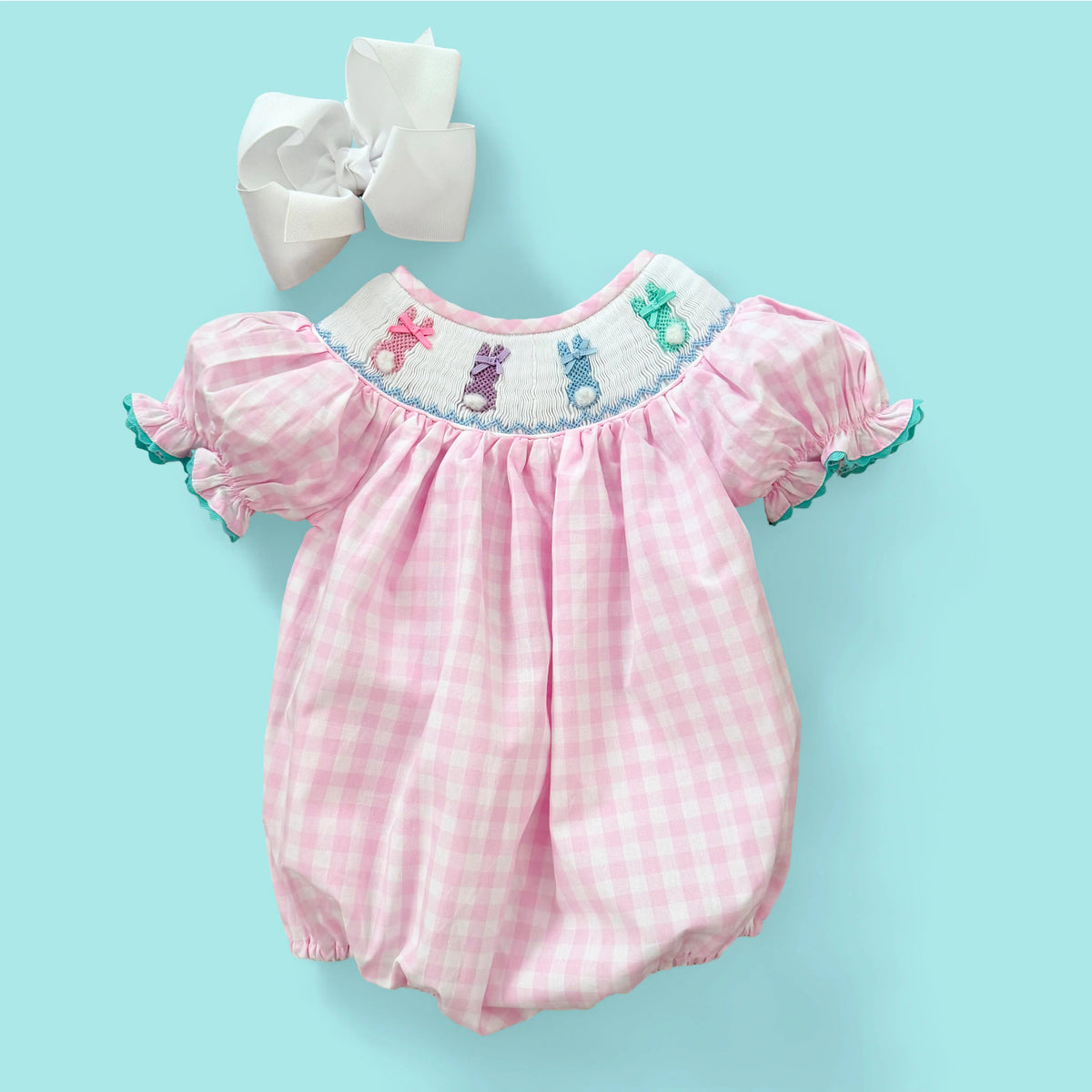 Kids clothing and bunny-themed gifts from current Main Street Collective makers