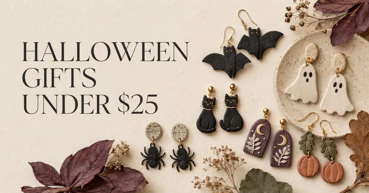 Handmade Halloween earrings and gifts under $25