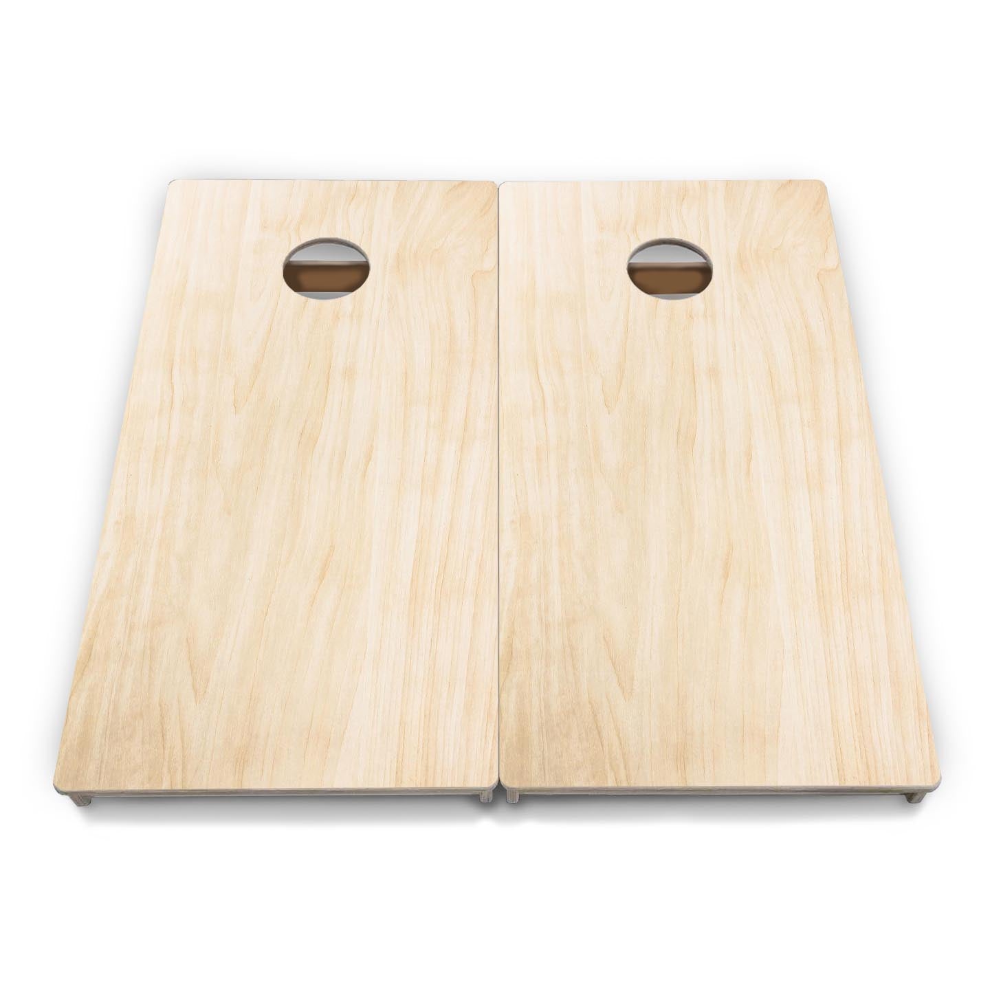 Complete Tournament Cornhole Bundle - Boards, Bags & Carrying Case - Classic Plain (Ready to Play)