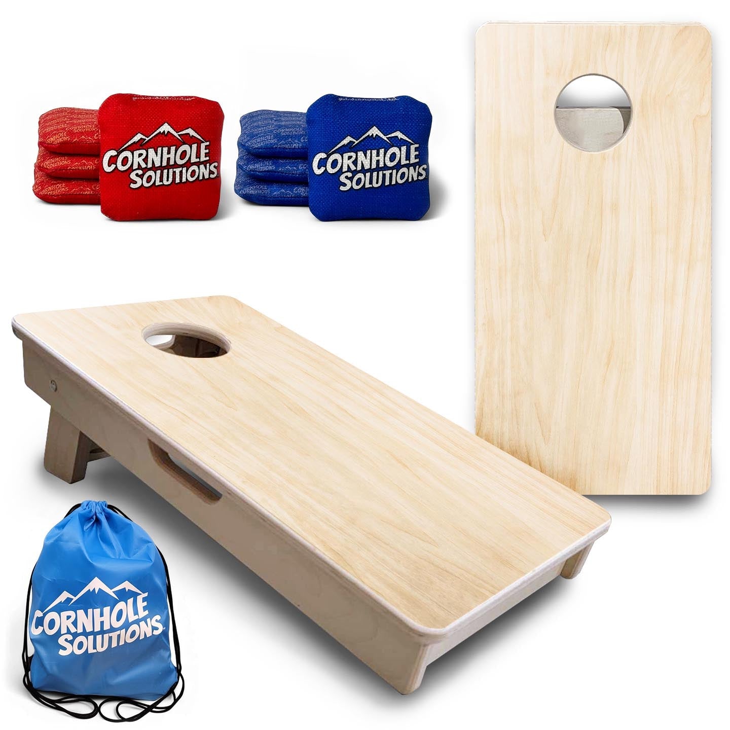 Plain Raw - Mini or Vacation Size Cornhole Boards (Needs Finished) by Cornhole Solutions, custom cornhole board main product photo