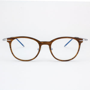 Pinellas - Featherlight Titanium & Wood Eyeglasses