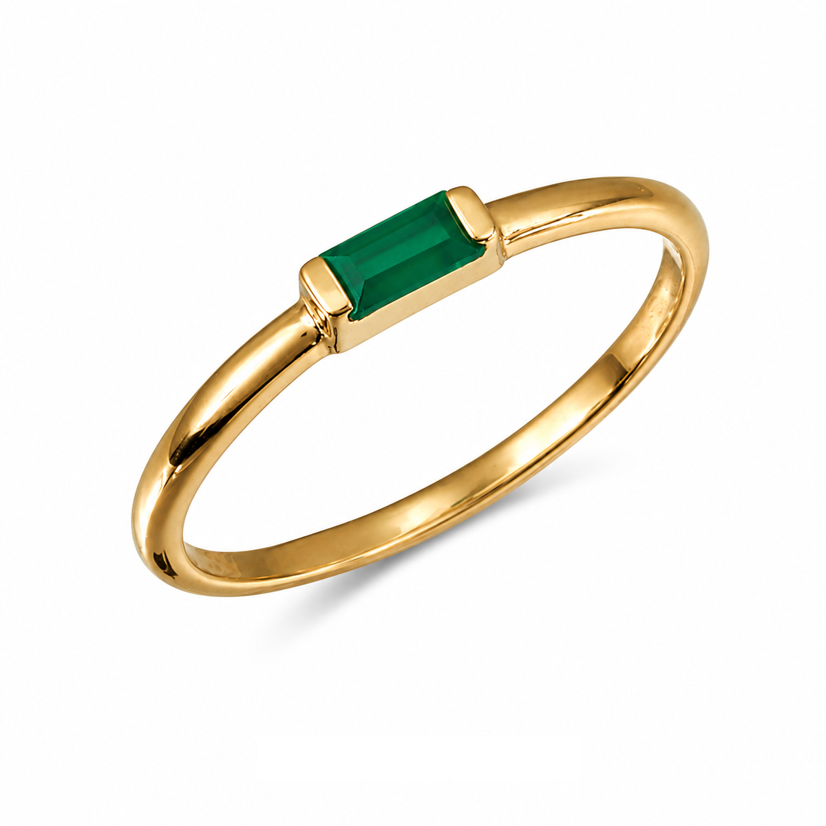 Faye Ring | Green Agate handmade jewelry by Ke Bella