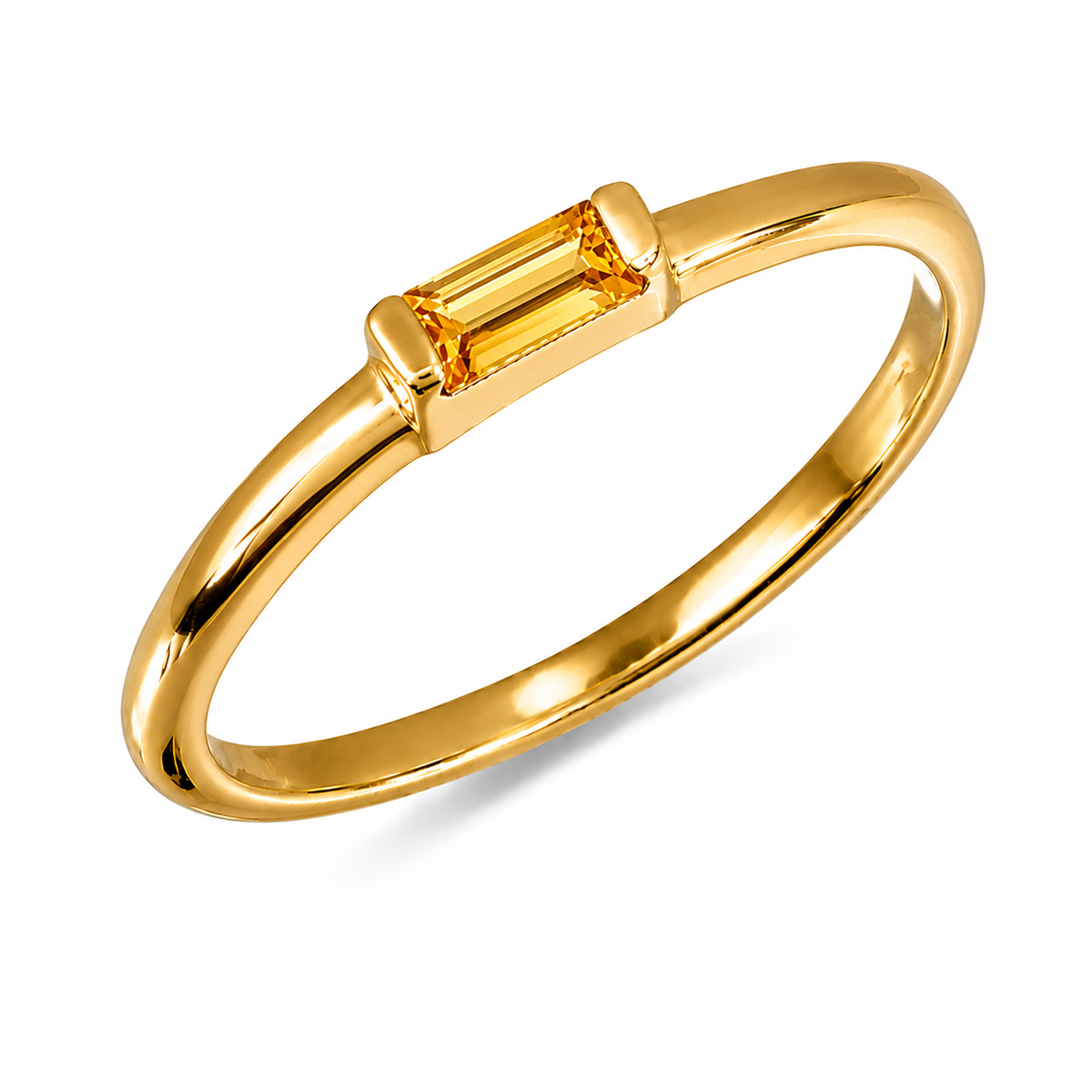 Faye Ring | Genuine Citrine handmade jewelry by Ke Bella