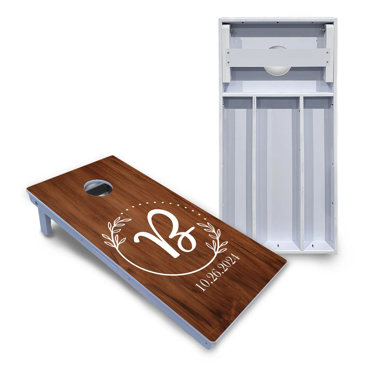 Laurel Wreath Cornhole Boards - All Weather Series