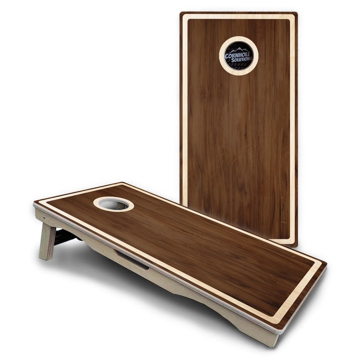 Dark Wood Cornhole Boards – Pro Lite or Pro Elite