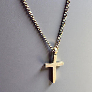 FAITH Classic Cross Necklace - Bronze