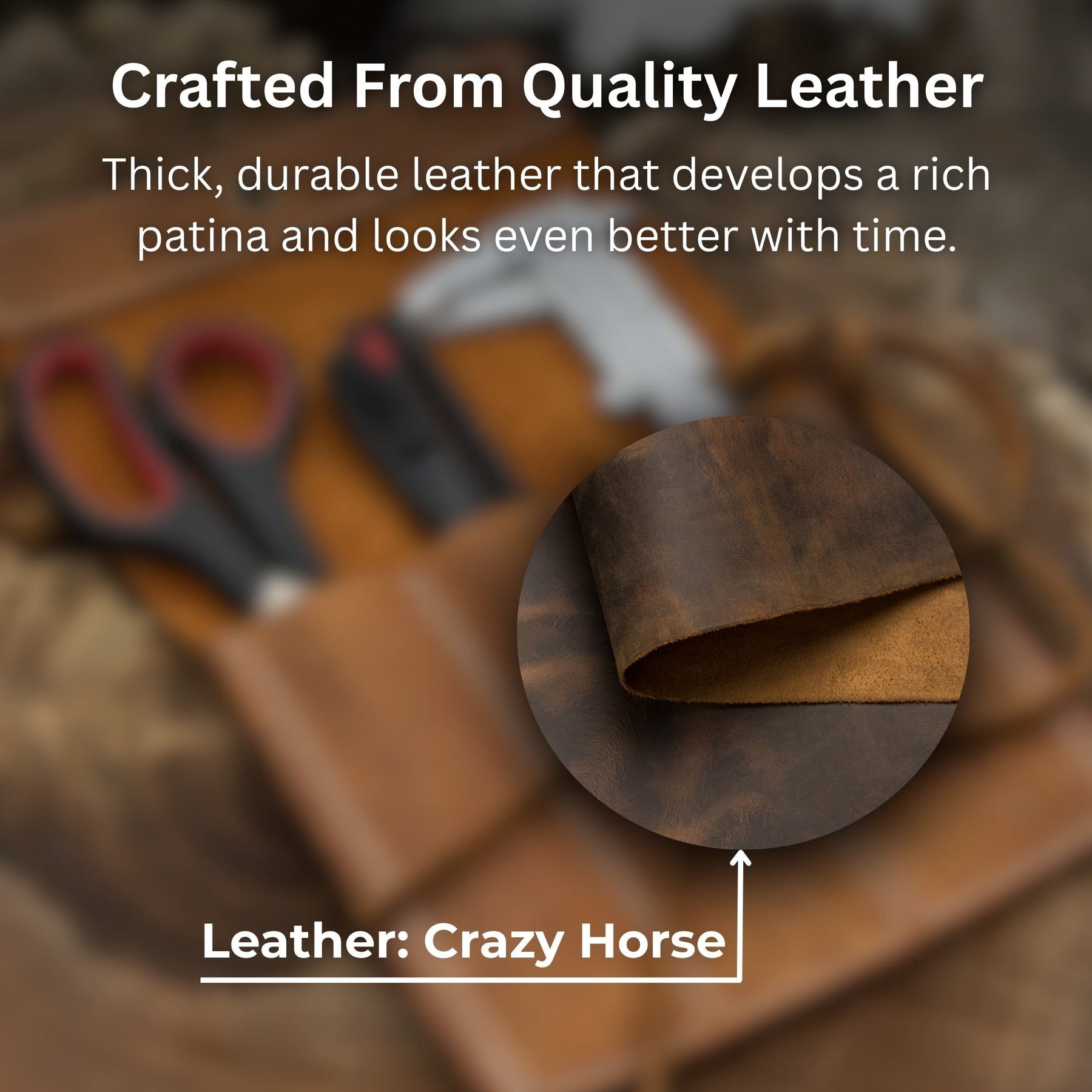10 Pocket Leather Chisel Roll