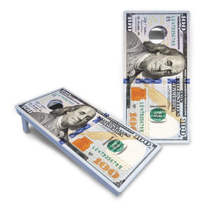 $100 Bill Design - All Weather Series by Cornhole Solutions, Southern home decor detail photo 2