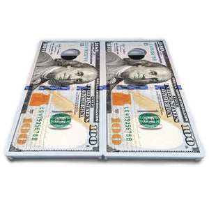 $100 Bill Design - All Weather Series by Cornhole Solutions, Southern home decor detail photo 5