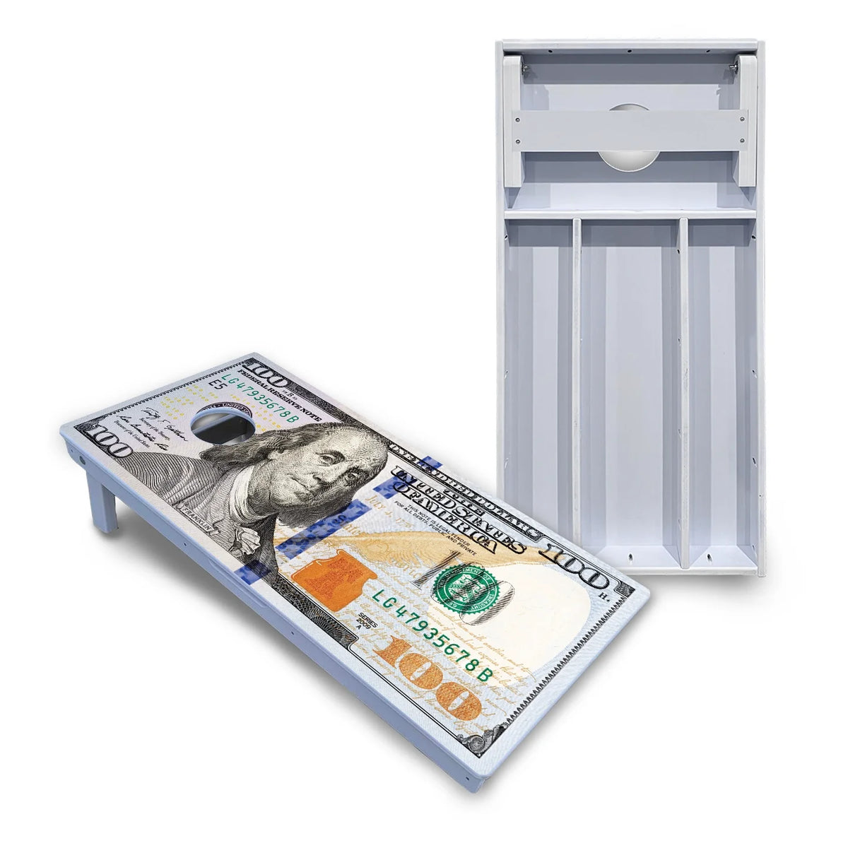 Hundred Dollar Bill Cornhole Boards - All Weather Series