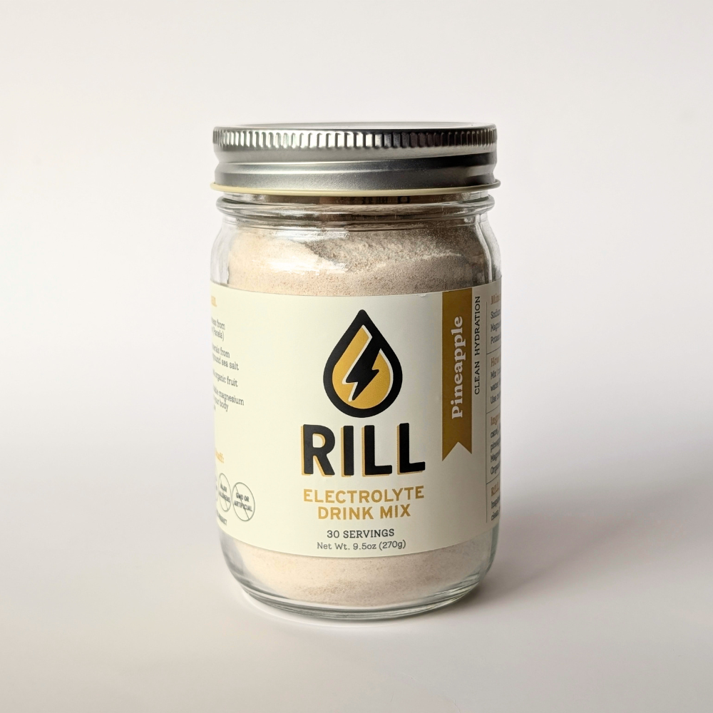Pineapple Rill - Clean Hydration Drink Mix, 30 Serving Bulk Jar
