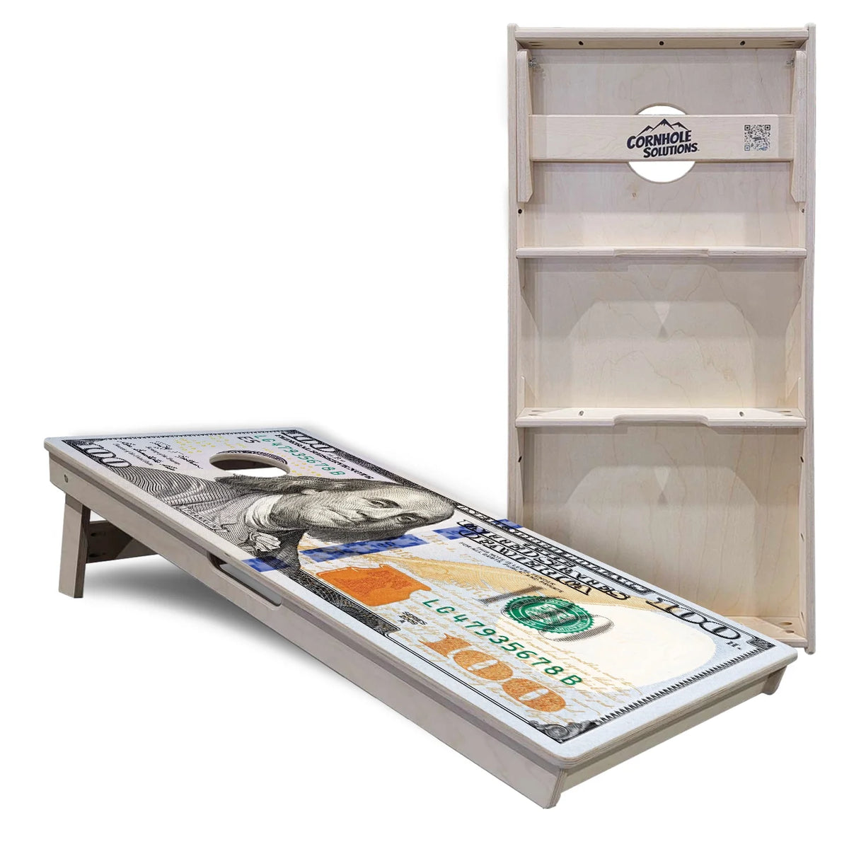 Hundred Dollar Bill Cornhole Boards – Tournament Series