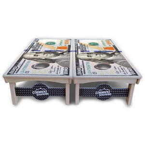 Hundred Dollar Bill Cornhole Boards – Pro Lite or Pro Elite
