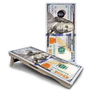 Hundred Dollar Bill Cornhole Boards – Pro Lite or Pro Elite