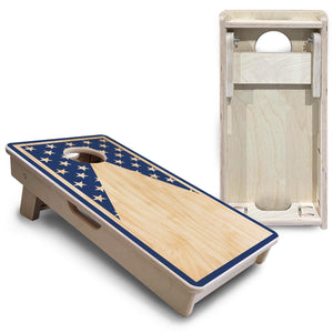 Stars & Stripes Keyhole - Mini or Vacation Size Cornhole Boards by Cornhole Solutions, custom cornhole board detail photo 4