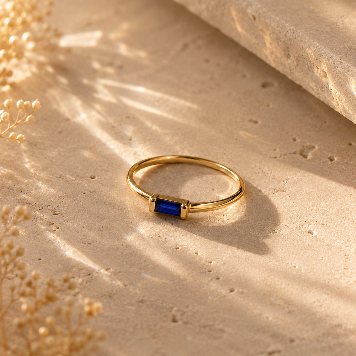 Faye Ring | Genuine Blue Sapphire by Ke Bella, additional product image 6