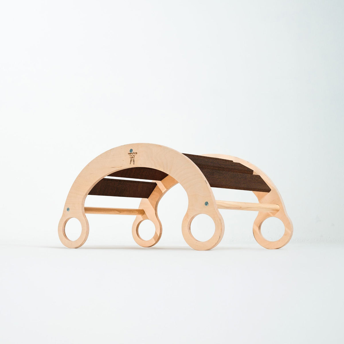 Climbing Arch by Bunny Hopkins, handcrafted wooden activity toy product and lifestyle photo 45