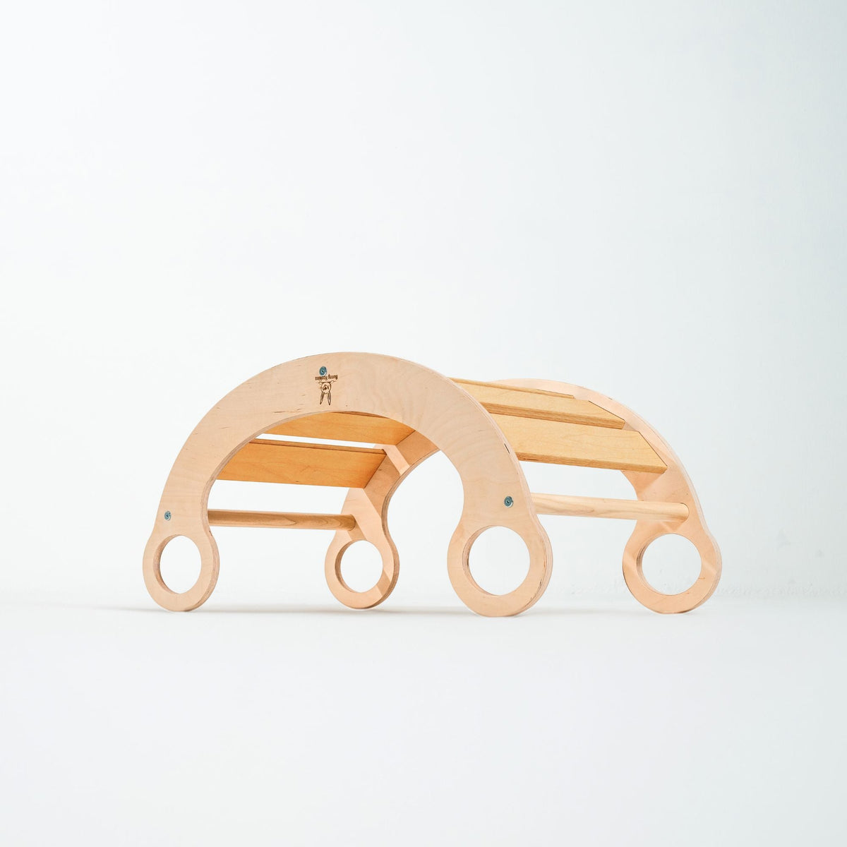 Climbing Arch by Bunny Hopkins, handcrafted wooden activity toy product and lifestyle photo 47