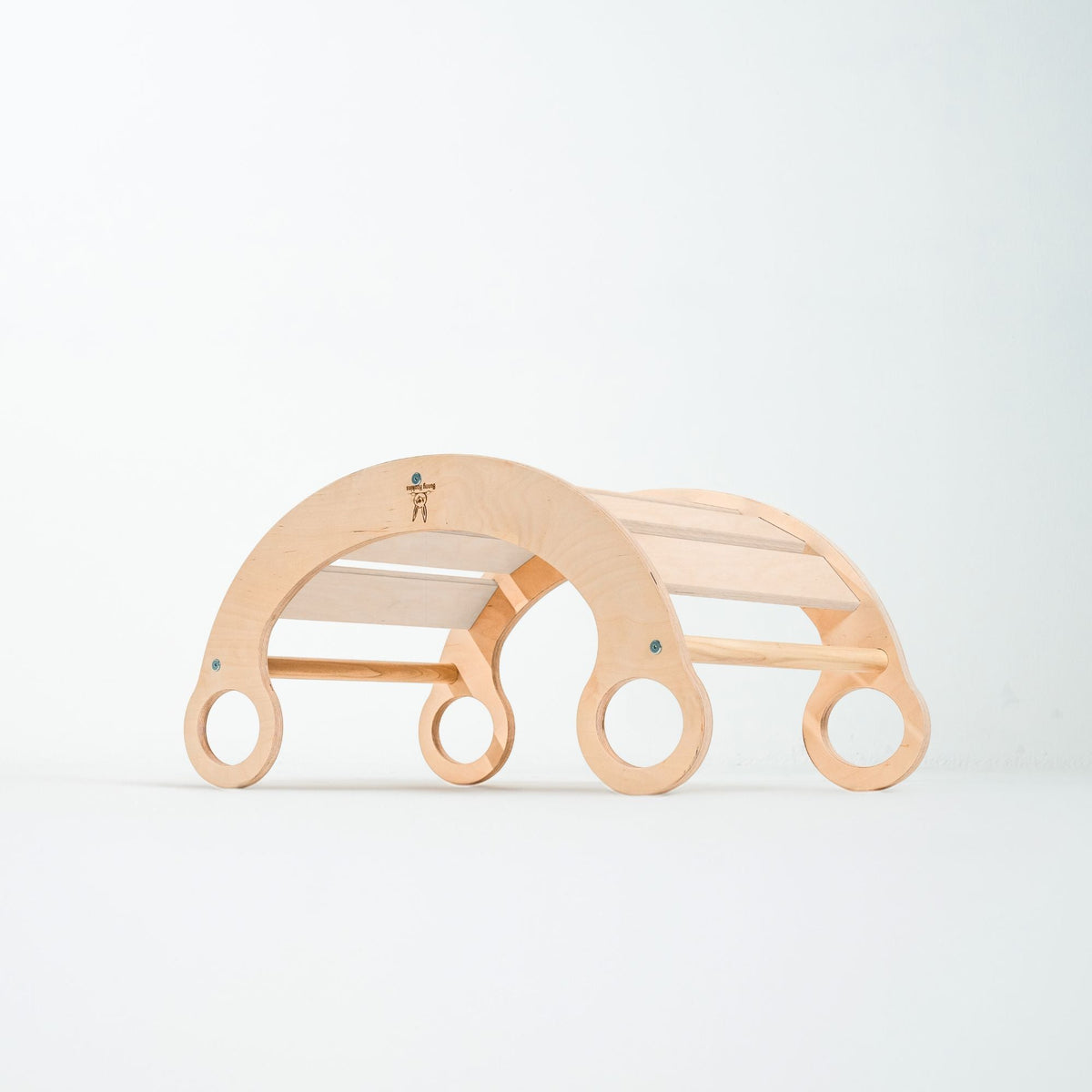 Climbing Arch by Bunny Hopkins, handcrafted wooden activity toy product and lifestyle photo 51