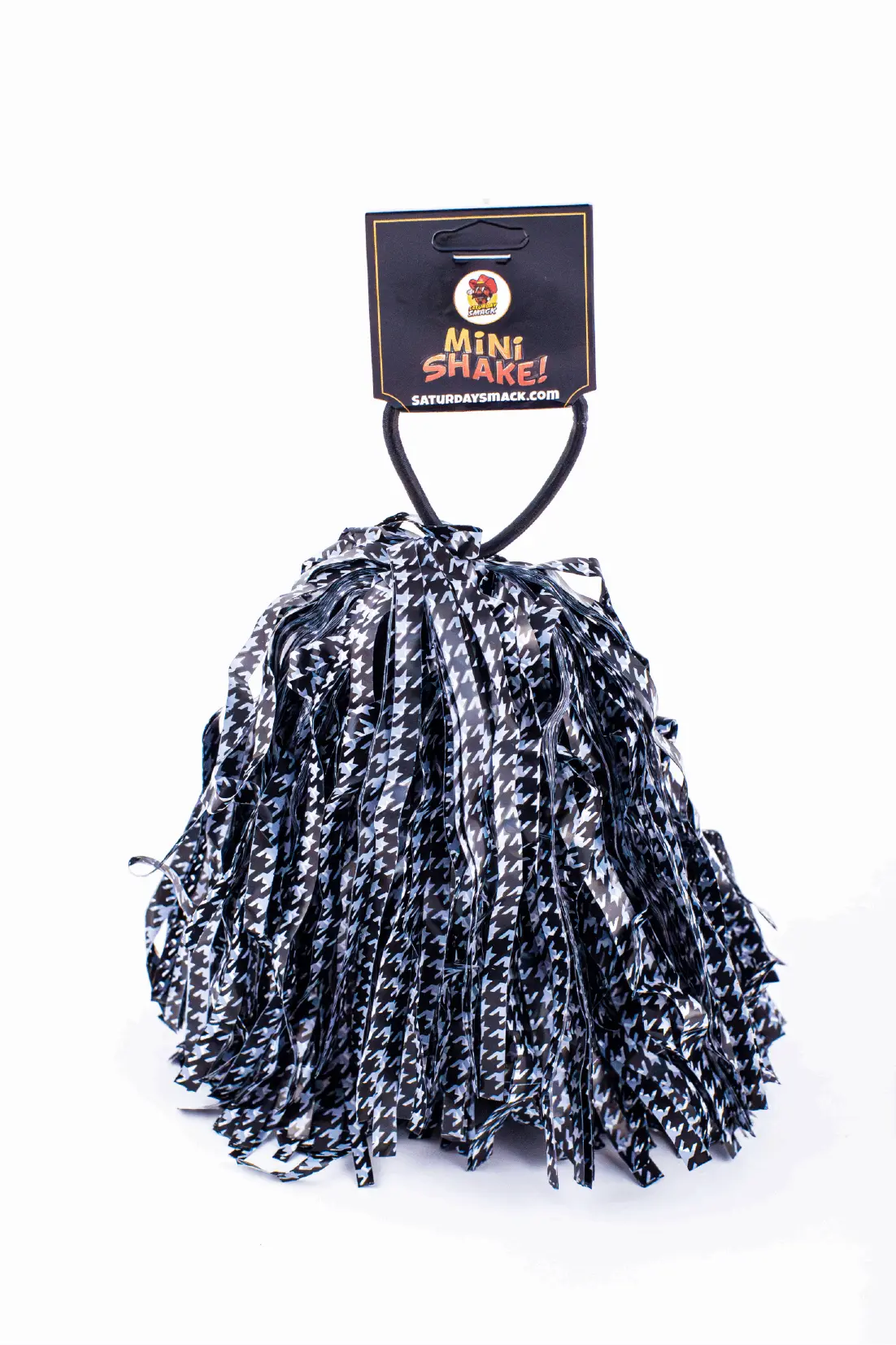 12 count houndstooth mini pom-pom shakers for Alabama fans