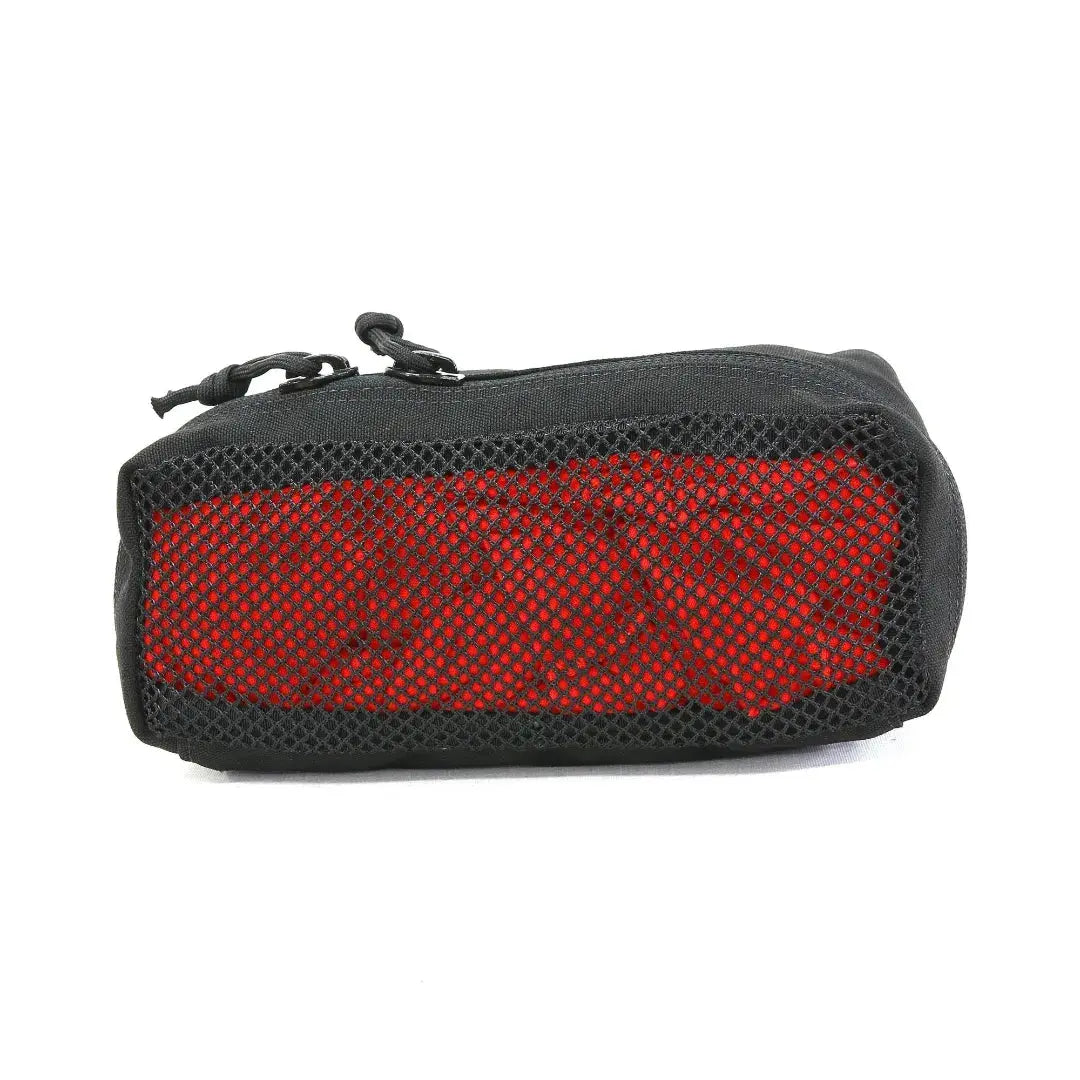 12 Hour Mesh Pouch - Small by Recycled Firefighter, handmade leather goods main product photo