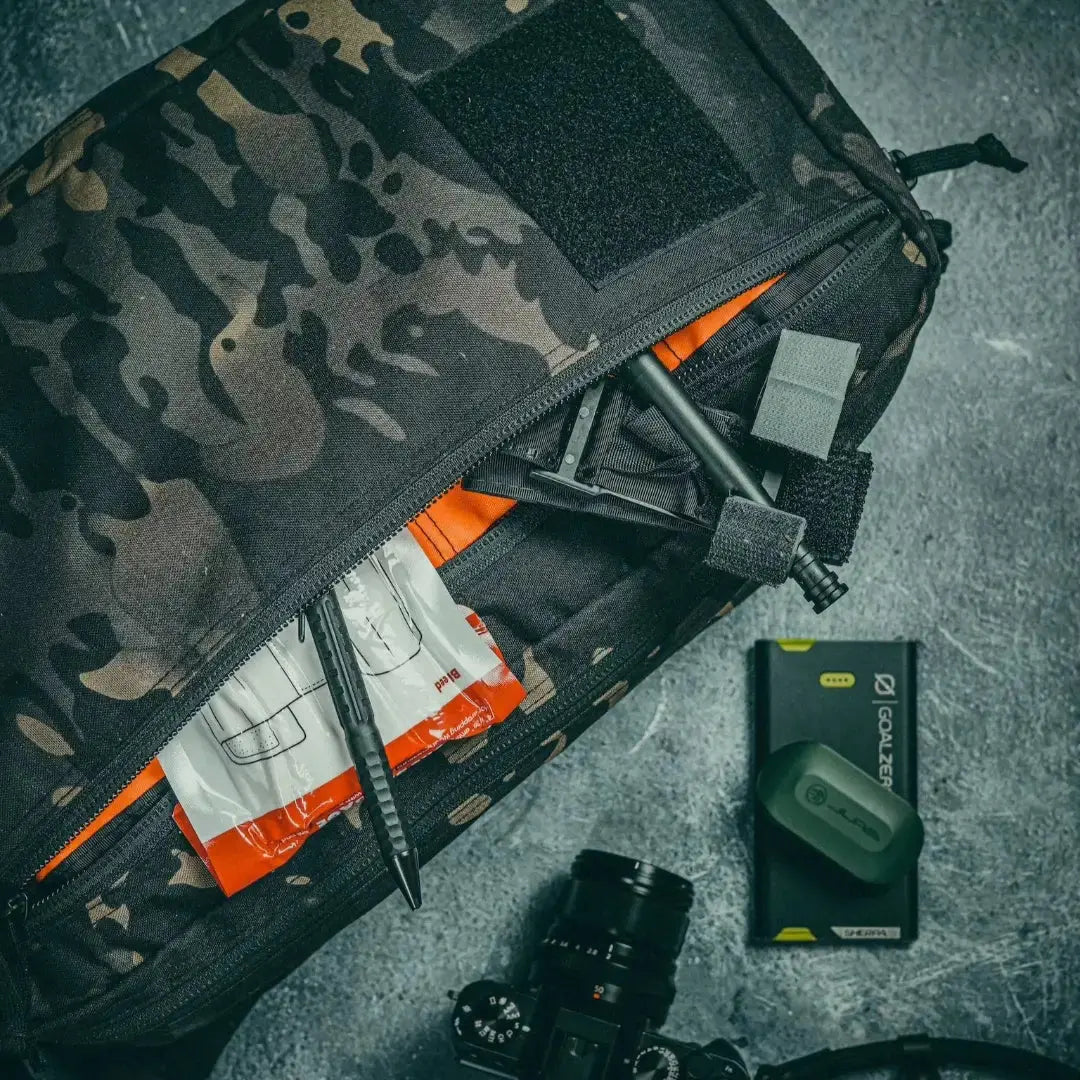 12 Hour Plus Backpack 500D by Recycled Firefighter, handmade leather goods detail photo 8