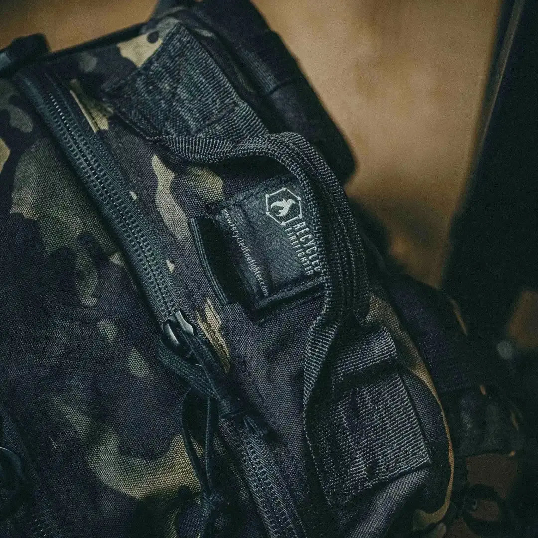 Recycled Firefighter 12 Hour Plus Backpack with multicam pattern
