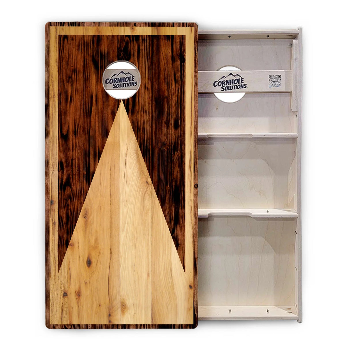 Wooden Triangle Cornhole Boards – Tournament Series