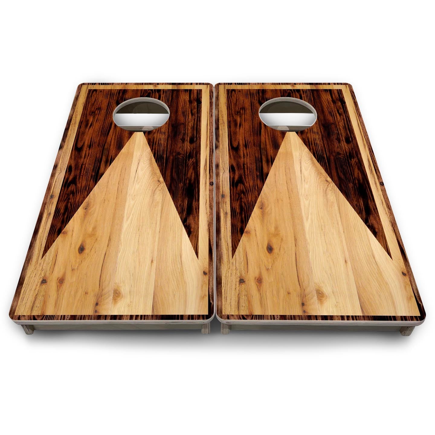 Wooden Triangle - Mini or Vacation Size Cornhole Boards by Cornhole Solutions, custom cornhole board detail photo 9