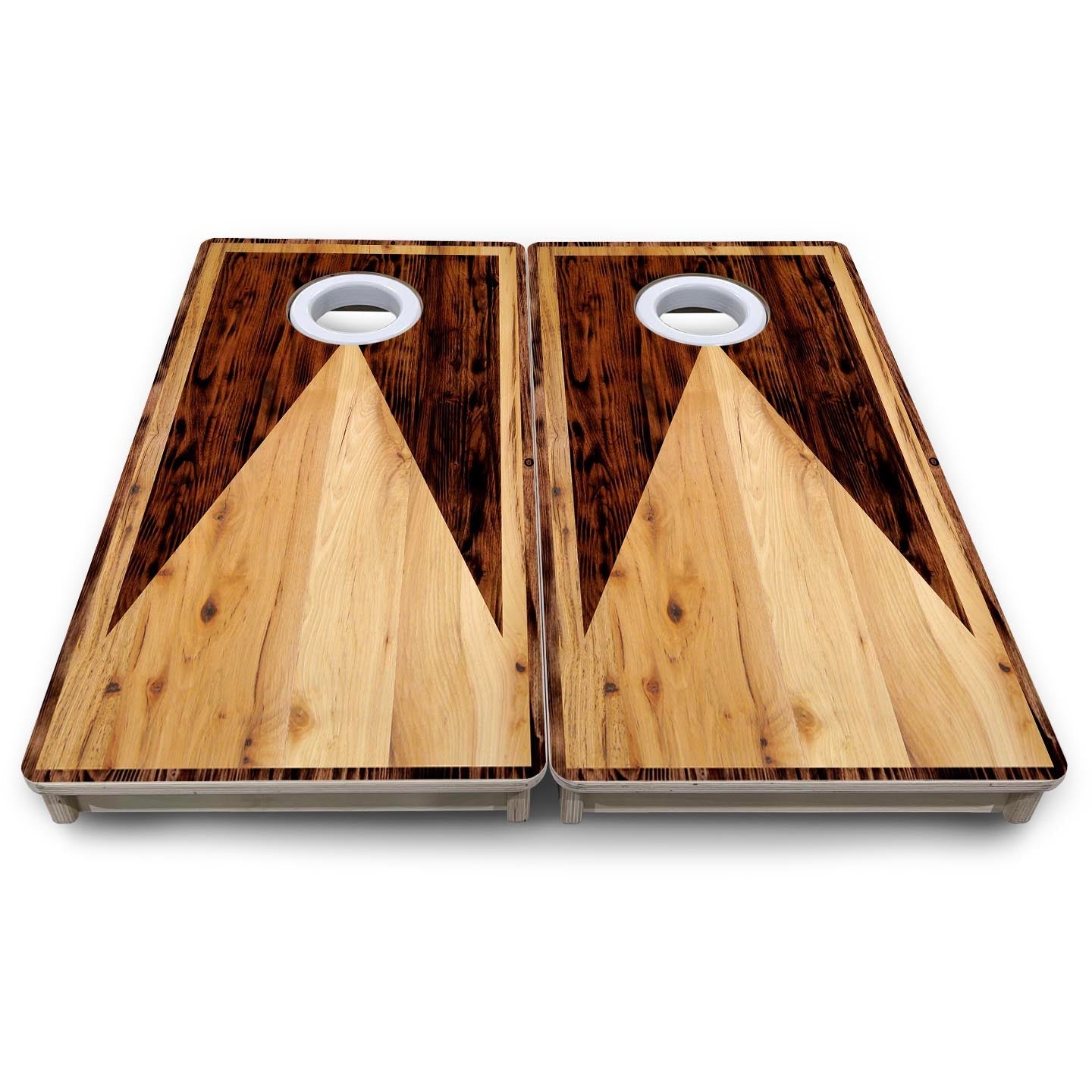 Wooden Triangle - Mini or Vacation Size Cornhole Boards by Cornhole Solutions, custom cornhole board detail photo 8
