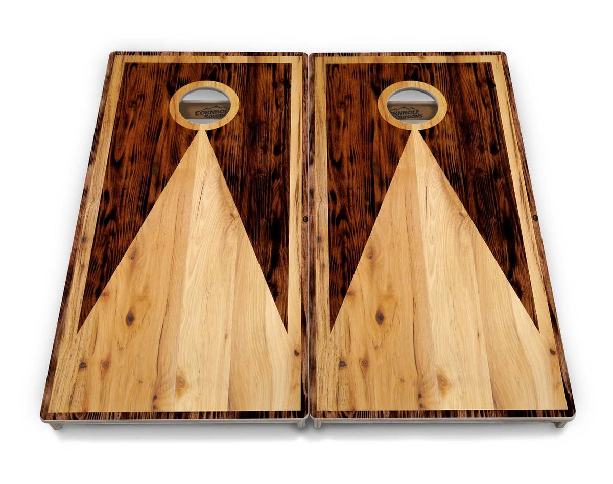 Wooden Triangle Cornhole Boards – Tournament Series