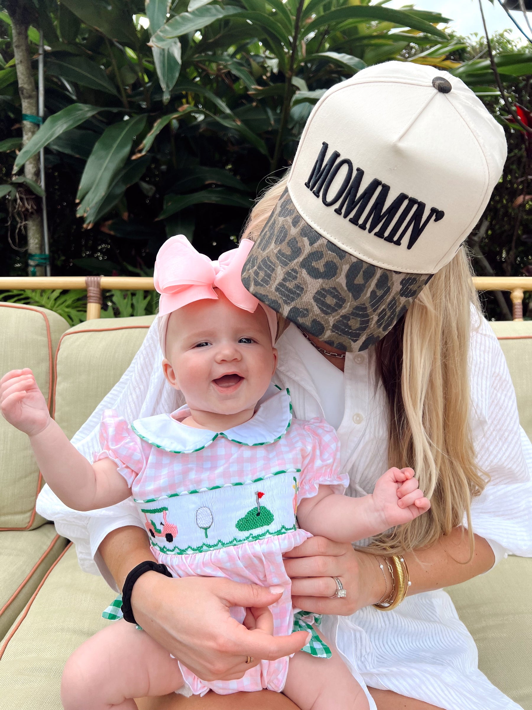 Mommin' - Vintage Trucker Hat by KenzKustomz, Southern lifestyle apparel detail photo 4