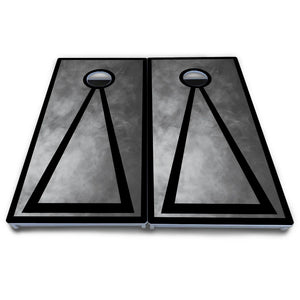 Smoke Triangle Cornhole Boards - All Weather Series