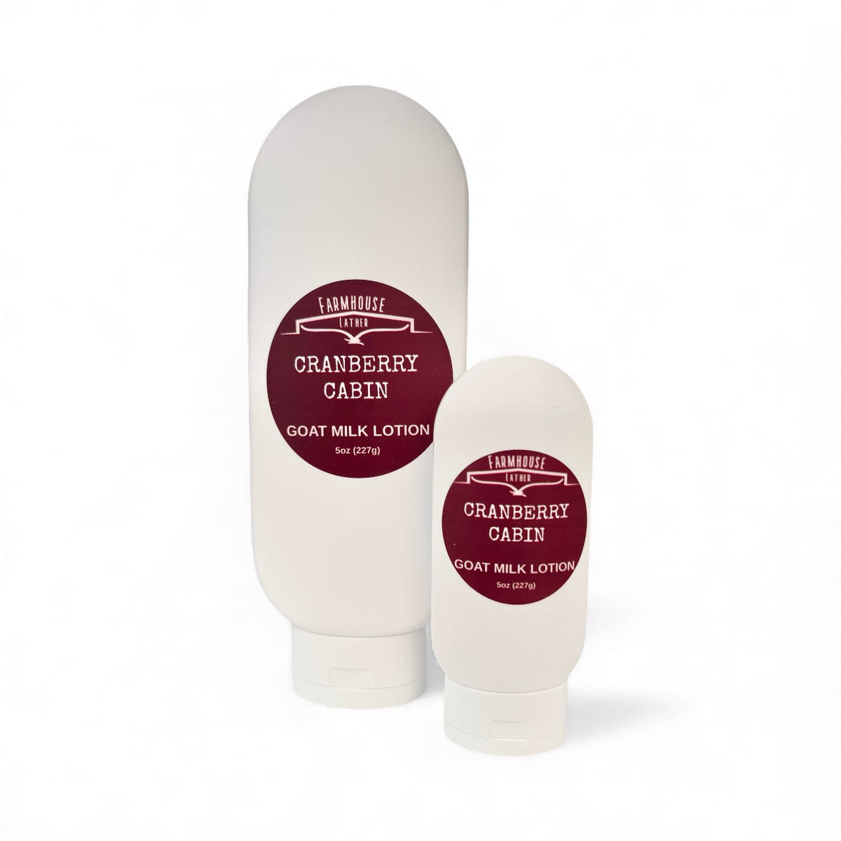 Cranberry Cabin goat milk lotion by Farmhouse Lather