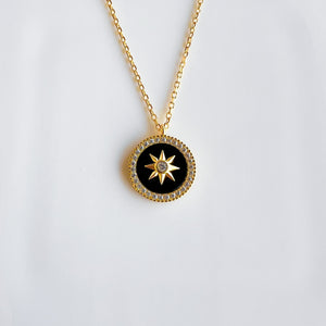 North Star Necklace | Onyx by Ke Bella, additional product image 2