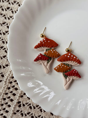 Mushroom Earrings