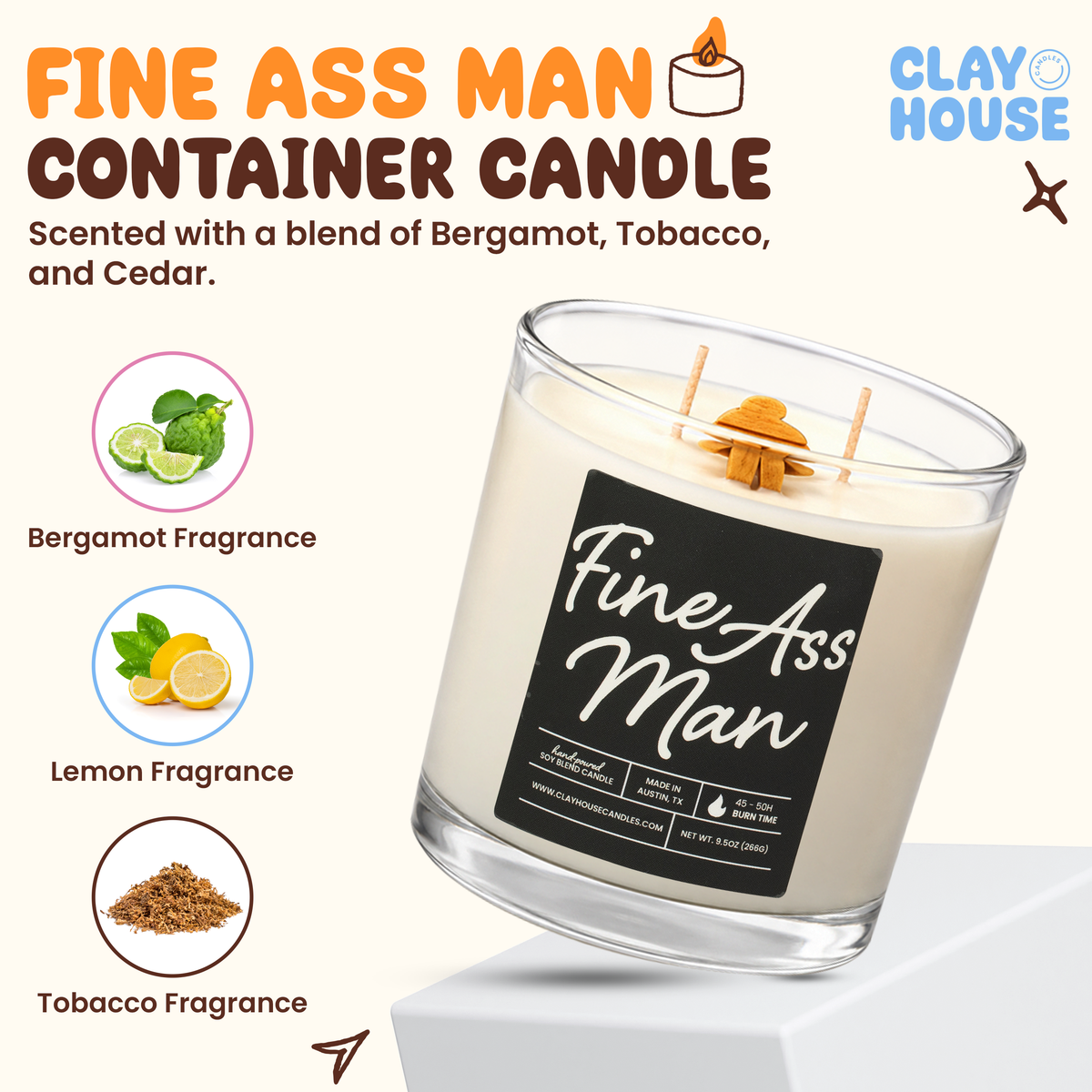 Fine Ass Man Container Candle