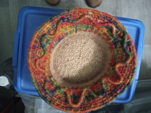 Hand-Dyed Jute Coiled Bowl