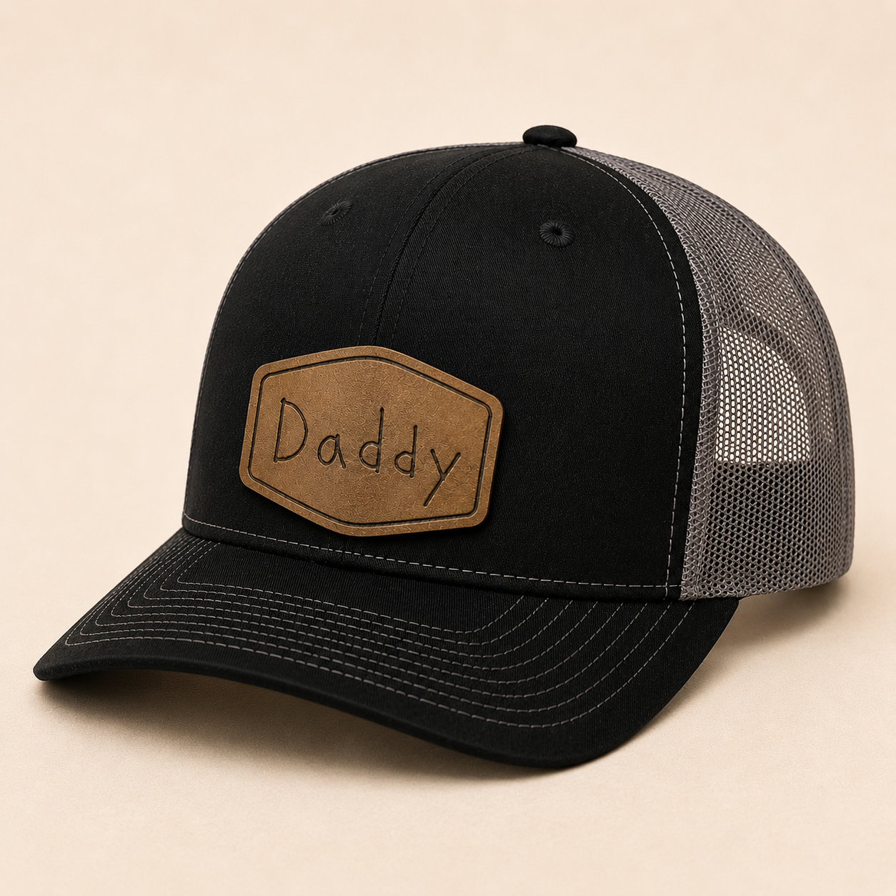 Kids Handwriting Hat Patch, Child Drawing Engraved Hat Gift