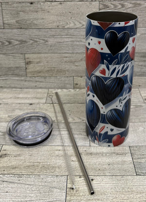 20 oz Double-Wall Stainless Steel Skinny Tumbler