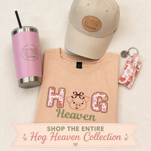 Hog Heaven Pig Lover Lip Balm Holder Keychain