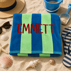 Personalized Embroidered Beach Towel