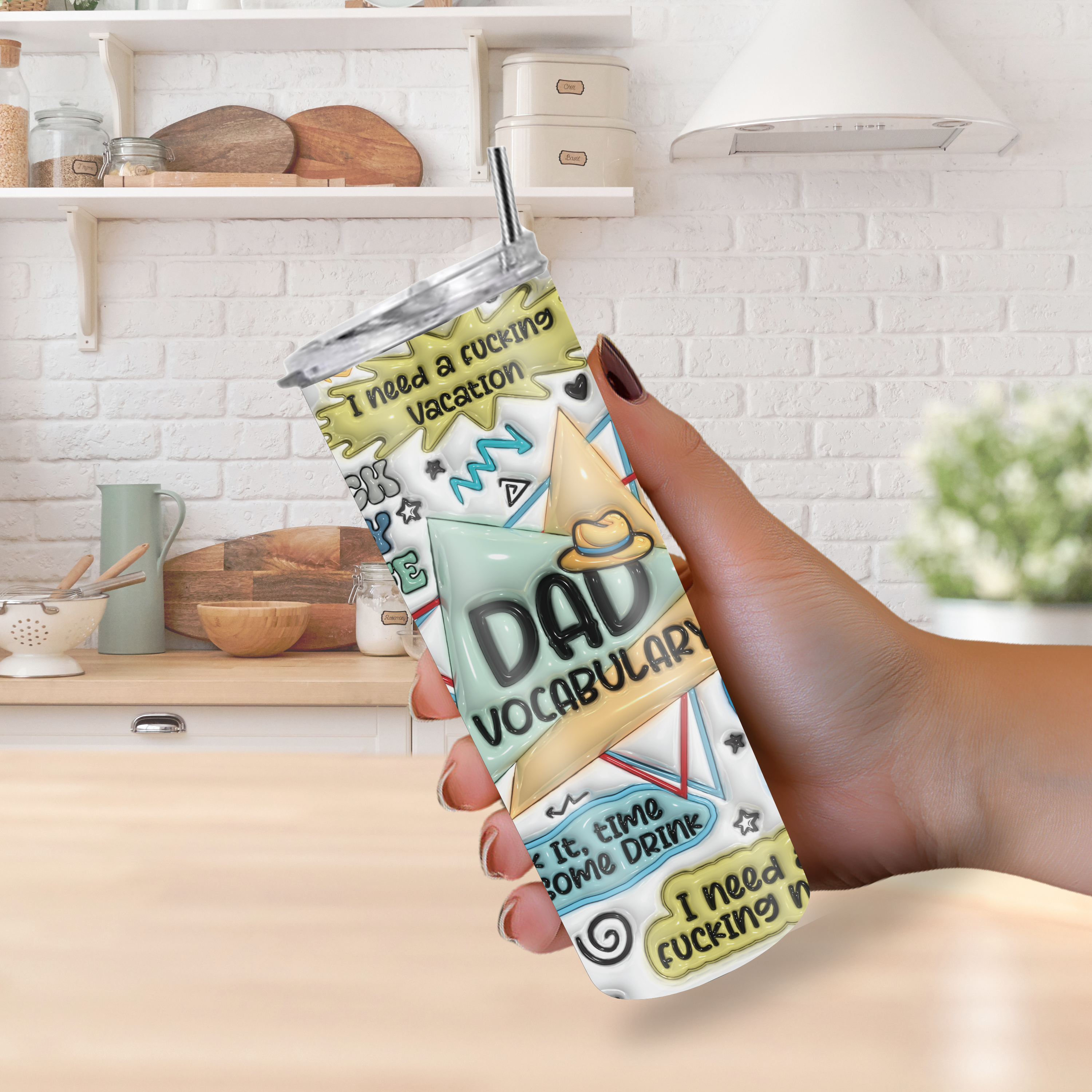 "Dad Vocabulary" 20oz Tumbler