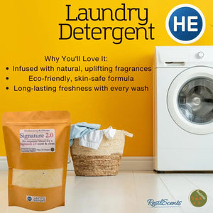 2.0™ Laundry Detergent | Bold Fresh Clean – ResilScents™ by ResilScents, scented candle detail photo 4