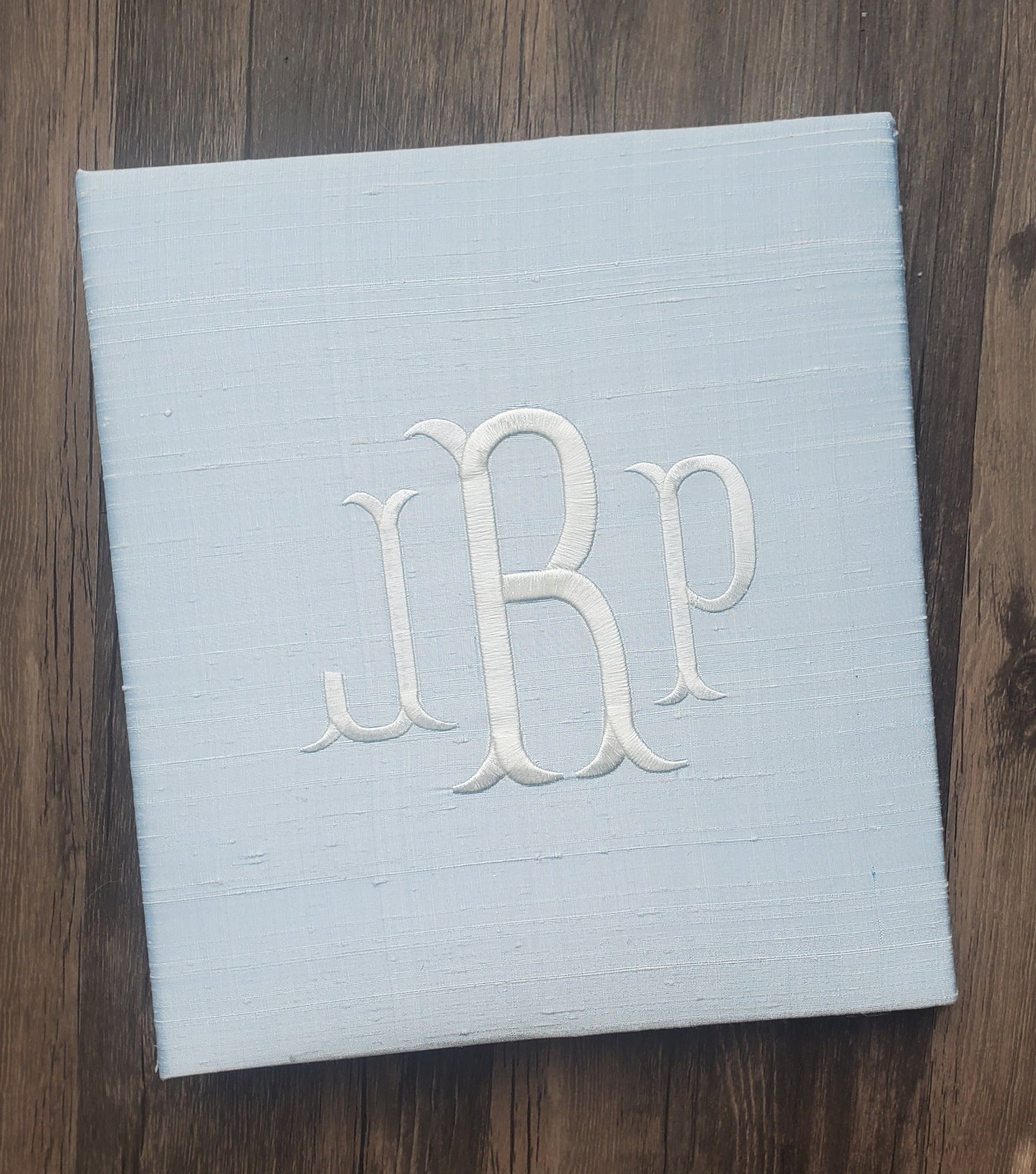 Baby Memory Book - Blue Silk (w/o Bow) by AP Creations in Tuscaloosa, paper gift detail photo 14