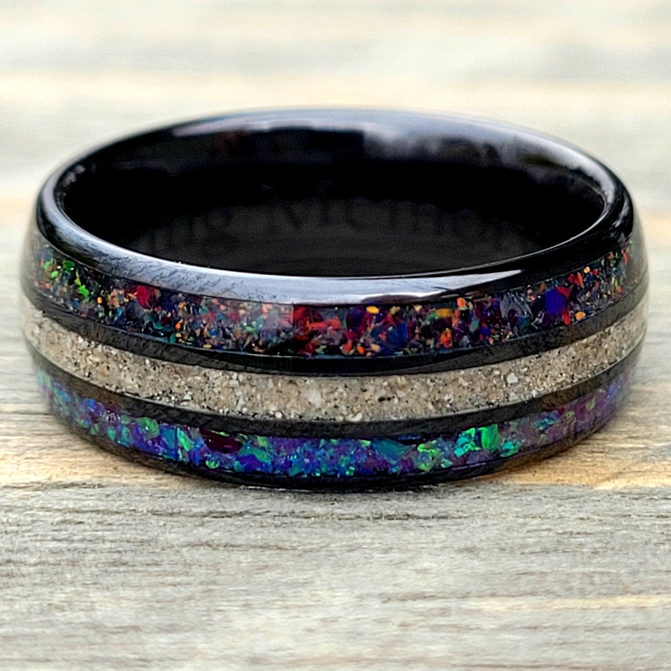 You, Me, And Forever Memorial Ring by Cotton Street Art Company, handmade jewelry main product photo
