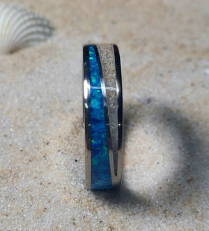Tidal Serenity Ring - Made from the Beach Sand
