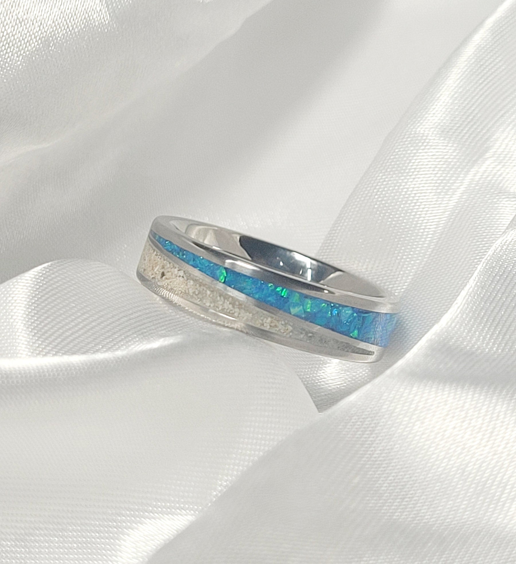 Tidal Serenity Ring - Made from the Beach Sand
