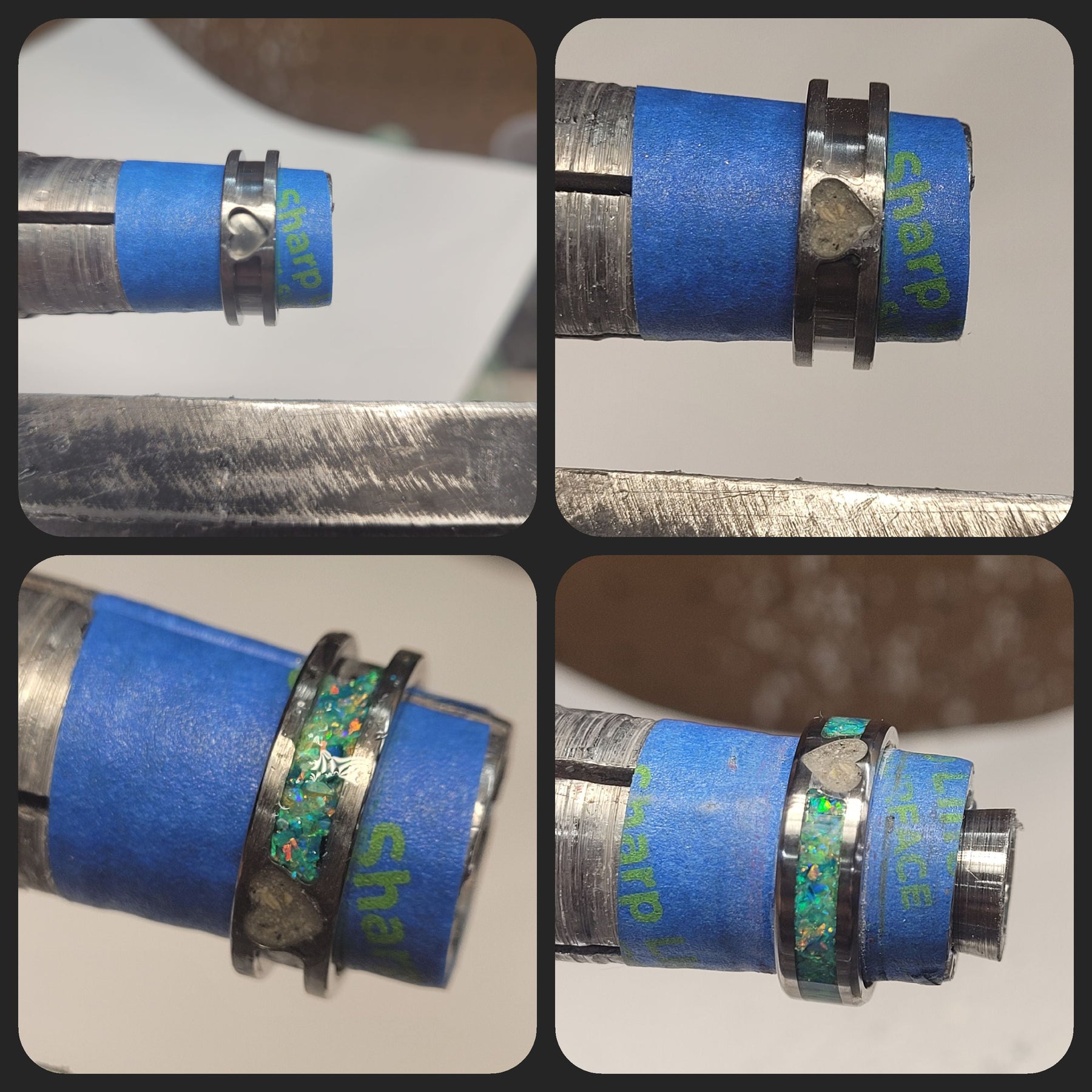 You are My Heart Memorial Ring - Titanium Band