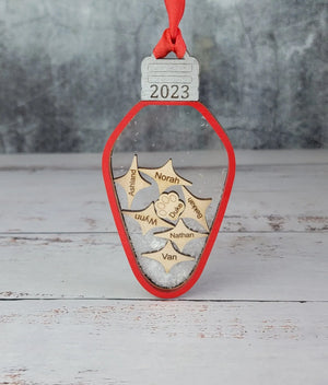 2025 Family Ornament Light Bulb Edition EverLee Creations